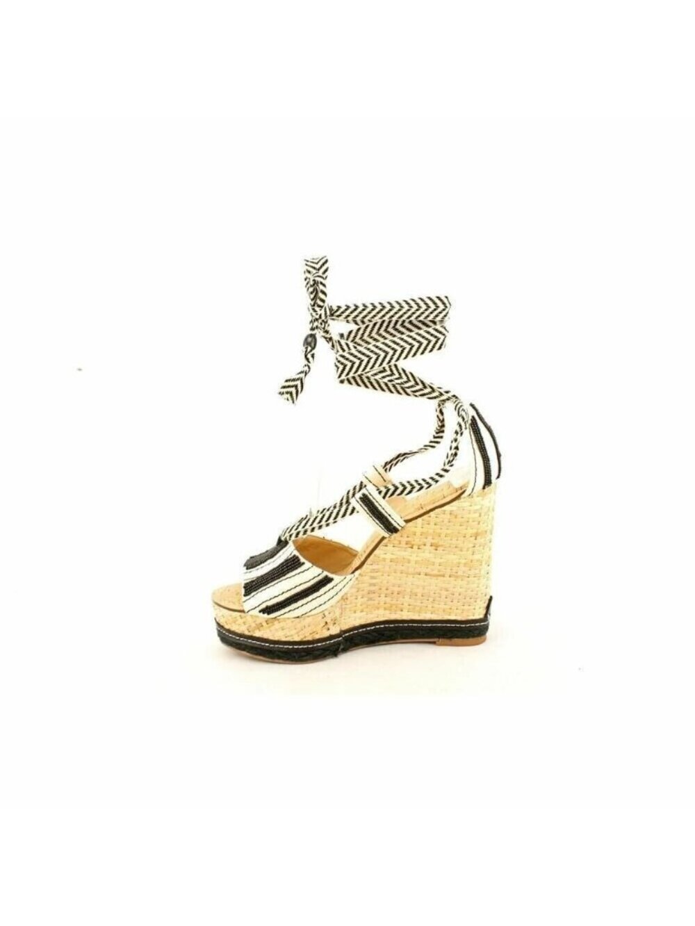 New Sam Edelman Canvas Wedge Shoes Size 8 - Stylish and Comfortable New In Box - Picture 5 of 10